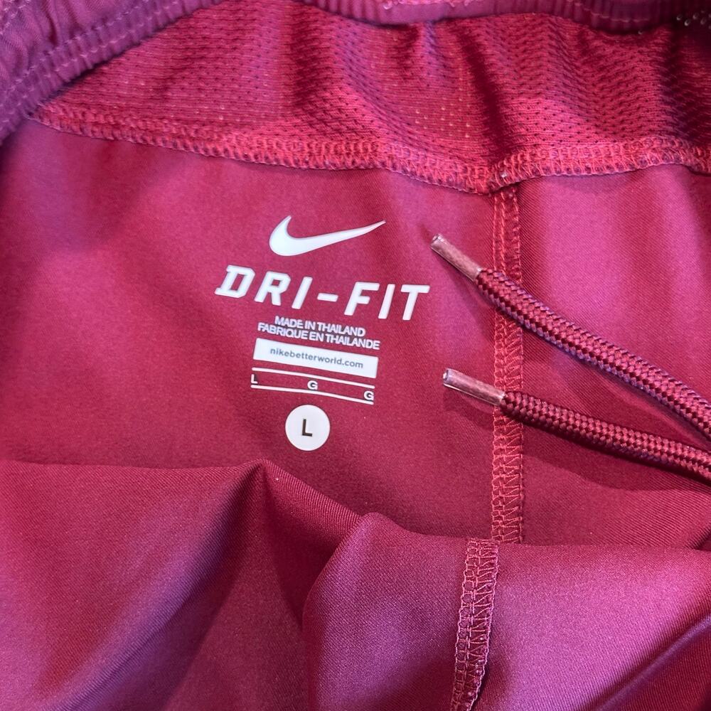 Vintage Nike Dri-Fit Portugal Soccer Team Shorts 9.5” Inseam Maroon Mens Size L - Picture 5 of 10